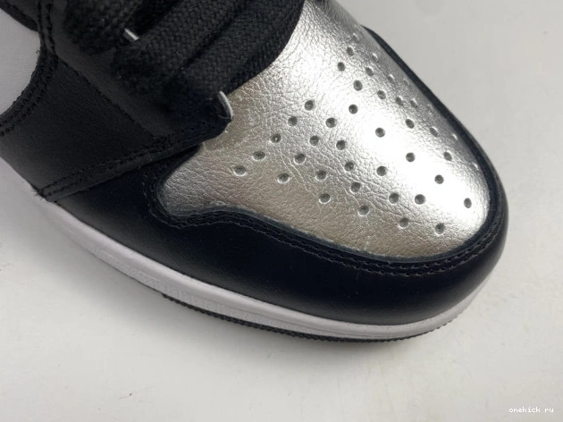Rep Onekick WMNS JORDAN TOE HIGH AIR SILVER 1 CD0461-001 OG 0808